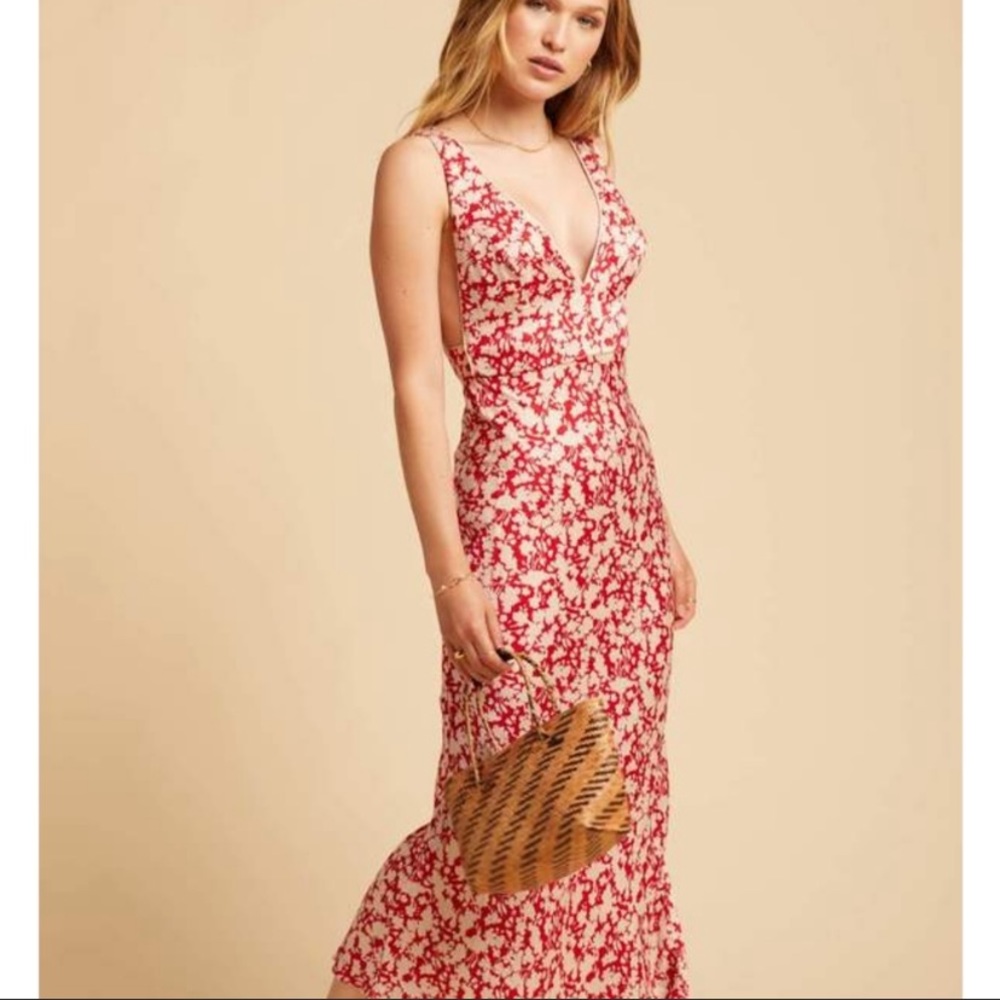 Free People Midi Floral Dress